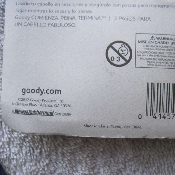 6 Goody Metal Sectioning Styling Hair Clips Section Style Secure Classic Dye - Picture 15 of 15